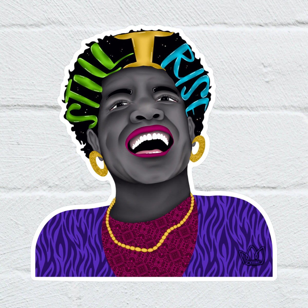 Maya Sticker– Kiiing & Co. Designs